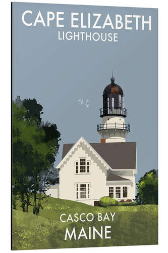 Obraz na aluminium Cape Elizabeth Lighthouse, Maine, USA