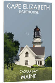 Aluminium print Cape Elizabeth Lighthouse, Maine, USA - Roger O’Reilly