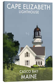 Lienzo Cape Elizabeth Lighthouse, Maine, USA - Roger O’Reilly