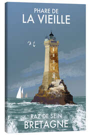 Lienzo Old Lighthouse, Raz de Sein, Brittany, France - Roger O’Reilly