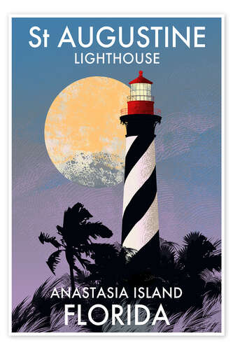 Póster St Augustine Lighthouse, Florida
