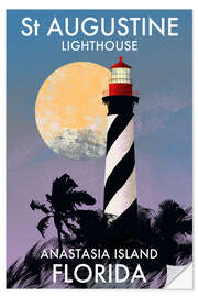Wandsticker Leuchtturm St. Augustine, Florida
