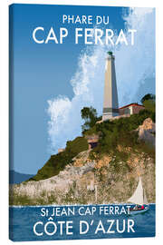 Lienzo Cap Ferrat Lighthouse, St Jean, French Riviera - Roger O’Reilly