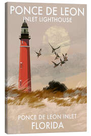 Lienzo Ponce De Leon inlet Lighthouse, Florida - Roger O’Reilly