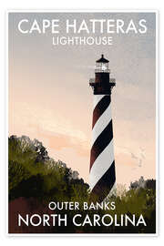 Wandbild Cape Hatteras Lighthouse, North Carolina, USA - Roger O’Reilly