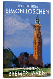 Lienzo Simon Loschen Lighthouse, Bremerhaven, Germany - Roger O’Reilly