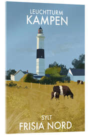 Cuadro de metacrilato Kampen Lighthouse, Sylt, Fresia Nord, Germany - Roger O’Reilly