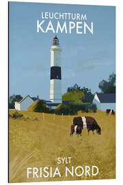 Alubild Leuchtturm Kampen, Sylt, Nordfriesland - Roger O’Reilly