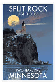 Wall print Split Rock Lighthouse, Minnesota, USA - Roger O’Reilly