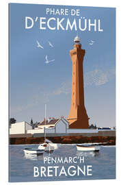 Cuadro de plexi-alu Eckmühl Lighthouse, Penmarc'h, Brittany, France - Roger O’Reilly