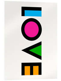 Acrylglasbild Love - nobelart