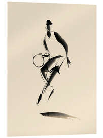 Acrylglasbild Der Basketballspieler