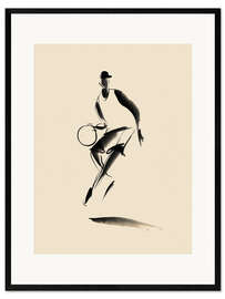 Gerahmter Kunstdruck Der Basketballspieler