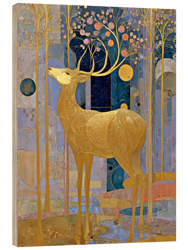 Stampa su legno Тhe enchanted forest