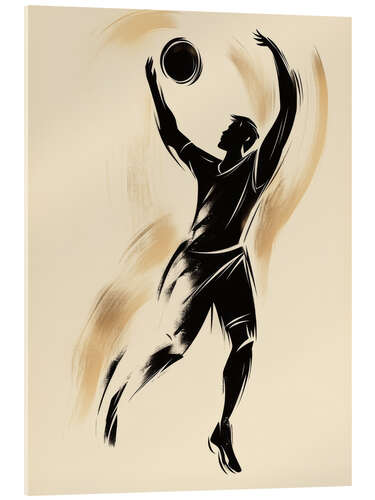 Obraz na szkle akrylowym The Volleyball Player