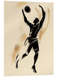 Obraz na szkle akrylowym The Volleyball Player - DejaReve