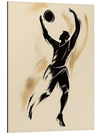 Alubild Der Volleyballspieler