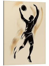 Magnettafel Der Volleyballspieler