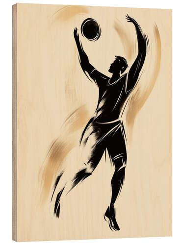 Obraz na drewnie The Volleyball Player