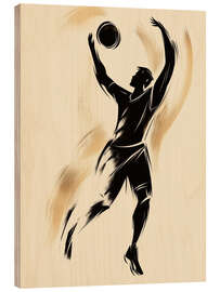 Obraz na drewnie The Volleyball Player - DejaReve