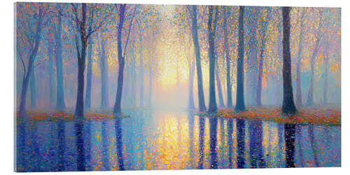 Akrylbillede Misty magic forest