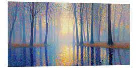 Hartschaumbild Nebliger Zauberwald