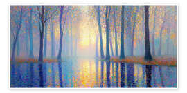 Póster Misty magic forest - DejaReve