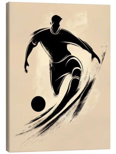 Canvas print The Football Player