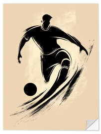 Wandsticker Der Fußballspieler