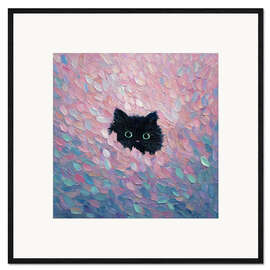 Gerahmter Kunstdruck I see you!