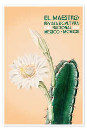 Póster El Maestro - Revista de Cultura Nacional, Mexico - HDMI2K