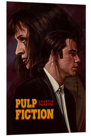 Hartschaumbild Pulp Fiction, a film by Quentin Tarantino