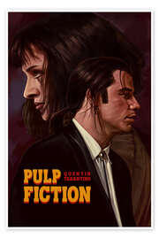 Wall print Pulp Fiction, a film by Quentin Tarantino - Dmitry Belov