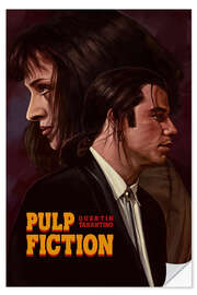 Wandsticker Pulp Fiction, a film by Quentin Tarantino