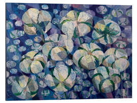 Alubild Baumwolle in der Nacht - Iuliia Kotenko