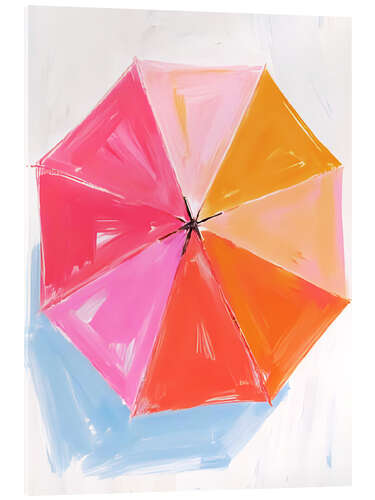 Tableau en verre acrylique Parasol