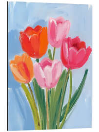 Alubild Tulpen