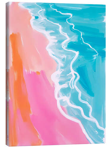 Canvas print Sunset at the beach