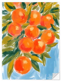 Sticker mural Orangenbaum - Ohkimiko