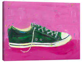 Stampa su tela Green basketball shoes - Dawn Underwood