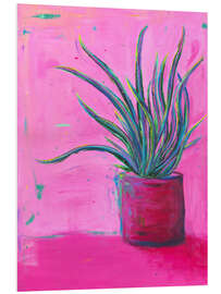 Hartschaumbild Zimmerpflanze