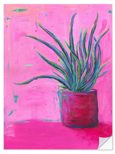 Självhäftande poster House Plant