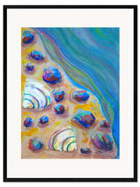 Gerahmter Kunstdruck Strand