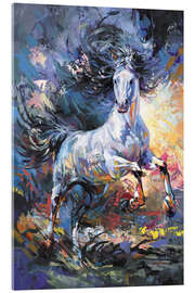 Acrylglas print Storm Rider's Dream Horse - Leon Devenice