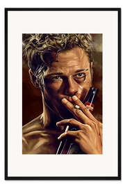 Gerahmter Kunstdruck Tyler Durden