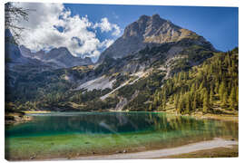Canvas print Seebensee in the Gaistal, Ehrwald in Tyrol, Austria - Christian Müringer