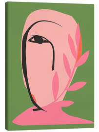 Obraz na płótnie Abstract Botanical Face - ThingDesign