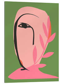 Gallery Print Abstraktes botanisches Gesicht