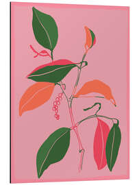 Alubild Bunter Stiel