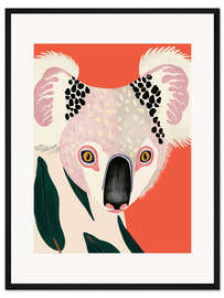 Gerahmter Kunstdruck Koala-Porträt